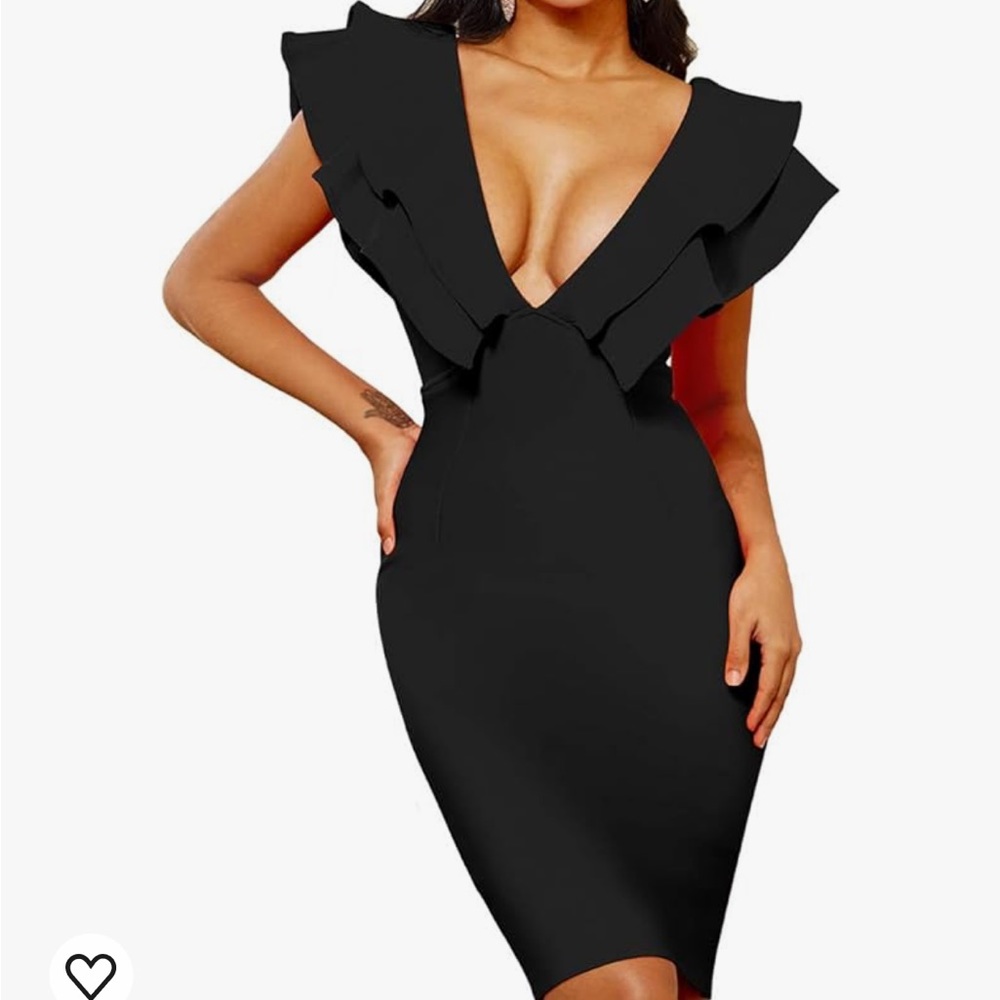 Perfect black dress for a wedding